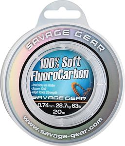 Savage Gear Soft Fluoro Carbon Transparent 0,49 mm 35 m 15,2 kg Żyłka