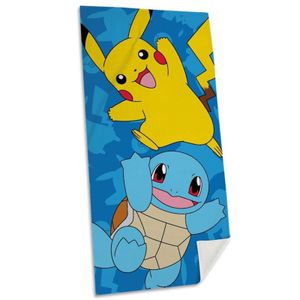 Ręcznik dziecięcy Pokémon Bawełniany ręcznik plażowy Kolorowy ręcznik basenowy, 70 cm x 140 cm