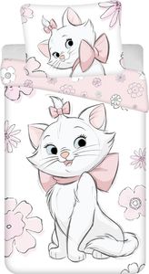 Disney Aristocat Bettbezug, Blumen – Einzelbett – 140 x 200 cm – Baumwolle