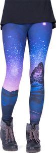 cosey - bedruckte bunte Leggins (Einheitsgröße) - Design Space Landscape