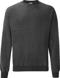 Fruit Of The Loom Belcoro® Garn Pullover / Sweatshirt BC365 (2XL) (Grau meliert)