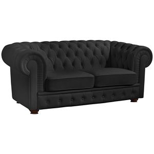 Max Winzer Bridgeport Sofa 2-Sitzer - Farbe: schwarz - Maße: 172 cm x 98 cm x 76 cm; 2883-2100-2070140-F07