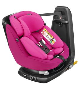 Maxi-Cosi AxissFix Plus Autositz, 360° drehbarer Kindersitz mit ISOFIX und Liegeposition, nutzbar ab ca. 0 Monate bis 4 Jahre (ca. 45 - 105 cm), Frequency Pink, Rosa