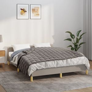 vidaXL Záťažová deka Grey 150x200 cm 11 kg Látka