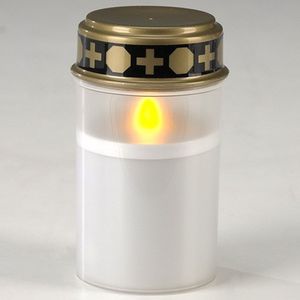 Grablicht LED mit Batterien Weiß