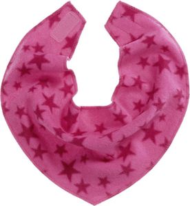 Playshoes Fleece-Dreiecktuch Sterne, pink, one size