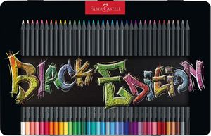 FABER-CASTELL Dreikant-Buntstifte Black Edition 36er Etui