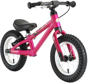 BIKESTAR Kinder Laufrad ab 3 - 4 Jahre, 12 Zoll Mountain Lauflernrad, Berry