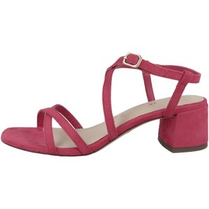 Tamaris Damen Sandale Sandalette Karree Kreuzriemen Blockabsatz 1-28204-20, Größe:38 EU, Farbe:Pink