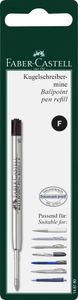 Faber Castell Kugelschreibermine F schwarz Blister