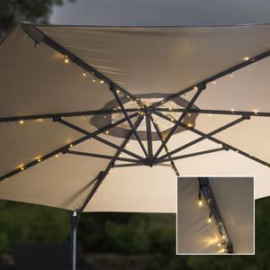 HI Solárna LED svetelná reťaz pre slnečníky 130 cm