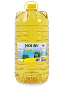 Rapsöl Noury, reines Rapsöl 10L PET raffiniert 100% pflanzlich vegan vegetarisch