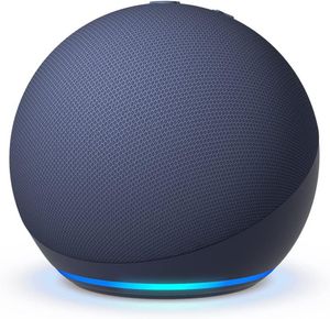 Amazon Echo Dot (5. generace) | Chytrý reproduktor WLAN a Bluetooth s Alexou a obrovským, bohatým zvukem | Tmavě modrá barva moře
