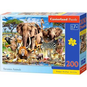 CASTORLAND Puzzle Safari 200 dílků