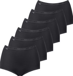 sloggi 6er Pack Basic + Maxi Slip Perfekter Sitz, Mit feinen Details, Angenehm auf der Haut