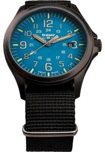 Traser H3 - 108647 - Armbanduhr - Herren - Quarz - P67 Officer Pro GunMetal SkyBlue