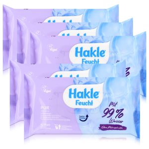 Hakle Feucht Pur mit 99% Wasser 42 Blatt - Toilettenpapier (5er Pack)