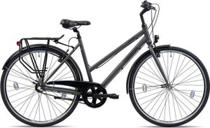Chrisson City One Urban Bike 28 Zoll Fahrrad Damen Herren 155 - 175 cm 3 Gänge schwarz 50 cm Chrisson City One Urban Bike 28 Zoll Fahrrad Damen Herren 155 - 175 cm 3 Gänge schwarz 50 cm