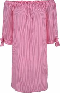 LASCANA Blusenkleid blau-weiß Größe 48