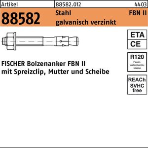 Fischer Bolzenanker FBN II 8/100 galv. verzinkt - 20 Stück