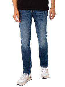 Armani Exchange 5-Pocket-Slim-Jeans, Blau 32W x 32L
