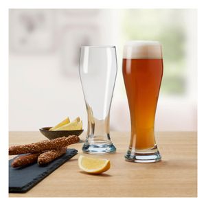 montana: :basic Weizenbierglas, 6er Set, Weizen Bierglas, Weizenglas, Weizenbier, Bier Glas, 400 ml, 075038