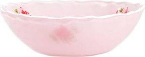 HOMLA Miseczka PINK MILKY z białym rantem 14 cm