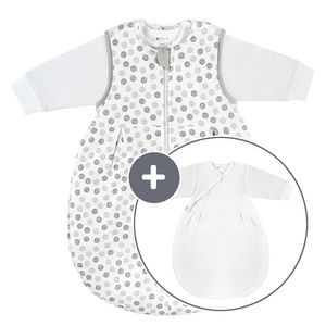 Coconette 2-tlg. Schlafsack-Set - Circle Weiß Grau - 50/56