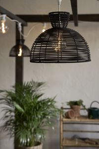 Lamp Shade 'Runde',  schwarz,  37, 5x29cm