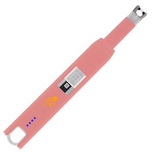 TESLA Lighter T07 elektronisches USB Lichtbogen Stab Feuerzeug, Matt-Pink