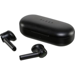RAZER Hammerhead True Wireless Earbuds - Kabellose Kopfhörer mit Ladecase, Bluetooth 5.0 Auto-Pairing, Wasserbeständiges IPX4-Design, Touch-aktiviert Und Kompatibel Mit Sprachassistenten