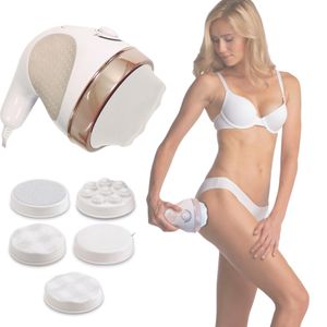 Vibraluxe Pro® Gold Edition - Massagegerät für Damen, Straffung, Vibration, Rotation mit Aufsätzen, Anti Cellulite Massagepistole