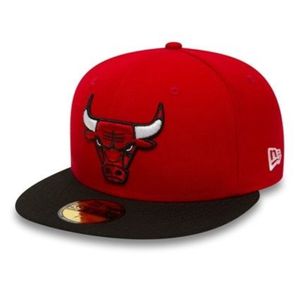 New Era Cap NBA Basic ChiBul  - Red/ Black, Größe:7 1/4