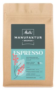 MELITTA Manufaktur-Kaffee Spezialitäten Espresso Ganze Bohne 500 g Single Origin