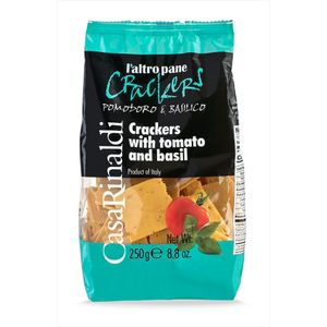 Casa Rinaldi Italienische Crackers mit Tomate und Basilikum 250g