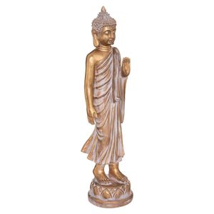 Statuette "Buddha" stehend - Kunstharz H. 98 cm - Atmosphera créateur d'intérieur