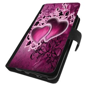 Für Samsung Galaxy A23 5G Hülle Handy Tasche Flip Case Klapp Cover Book Schutzhülle Wallet Handyhülle Herz Motiv 35