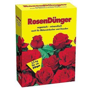 ROSENDÜNGER 2,5kg BLÜTENSTRÄUCHER STAUDEN Edel Rose Pflanzen Dünger