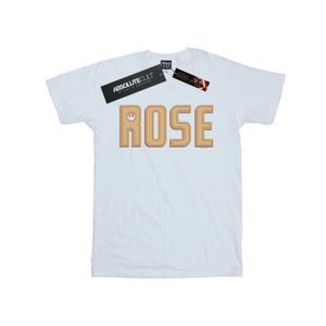 Star Wars - "The Rise Of Skywalker Rose Text Logo" T-Shirt für Jungen BI51444 (116) (Weiß)