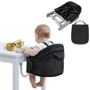 ORHEYA Tischsitz Baby, Faltbar Hochstuhl Sitzerhöhung für zu Hause & Unterwegs, Geeignet für Kinder von 6 bis 36 Monaten mit Einem Gewicht von Weniger als 15 kg - Schwarz