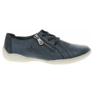 Rieker Damen Halbschuhe Sneaker Schnürschuhe 58821, Größe:38 EU, Farbe:Blau