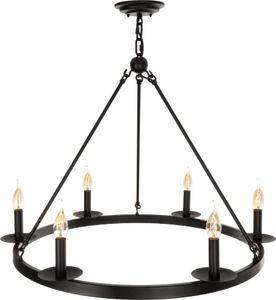 Kronleuchter Crafdeco - Schwarz Modernes Design Elegante Pendelleuchte für Wohnzimmer Esszimmerlampe Büro Stilvolles Hängeleuchte