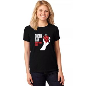 Green Day - "American Idiot" T-Shirt für Damen RO2961 (M) (Schwarz)