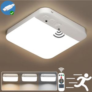 Akumulatorowa lampa sufitowa z czujnikiem ruchu Wewnętrzna lampa sufitowa USB na baterie Bezprzewodowa lampa sufitowa LED Kuchnia Przedpokój Balkon Schody do piwnicy Garaż Sypialnia