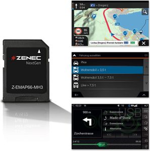 Zenec Z-EMAP66-MH3 Z-XXX66 Camper-Navisoftware 3 Jahre Update
