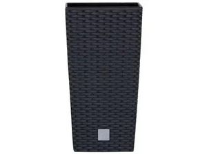 kvetináč 17cm RATO SQUARE DRTS170-S433 antracit plastový PROSPERPLAST kvetináč 17cm RATO SQUARE DRTS170-S433 antracit plastový PROSPERPLAST
