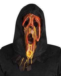 Dead by Daylight Scorched Ghost Face Scream Maske mit Kapuze