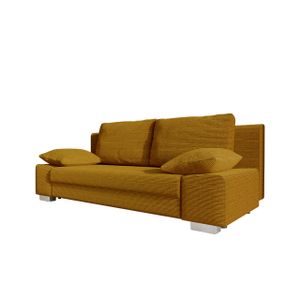 MIRJAN24 Schlafsofa Laura Cord mit Bettkasten und Schlaffunktion, Elegante Couch (Farbe: Poso 1)
