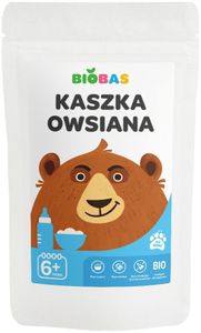 Kaszka Owsiana Bezmleczna EKOLOGICZNA Bez cukru Dla Dzieci 200g / BIOBAS