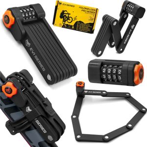 Řetěz na skládací kolo EVI BIKE - kombinovaný zámek, 830/5V